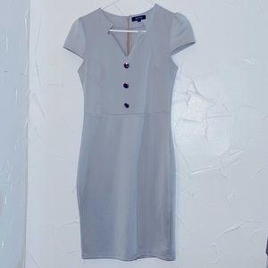 Gray  work dress